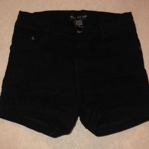 Black high waisted shorts